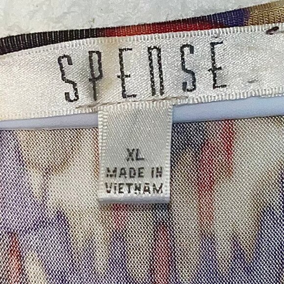 Spense Women's Maxi Dress XL Multicolor Viscose Spandex Patterned Leopard Print - Picture 5 of 8